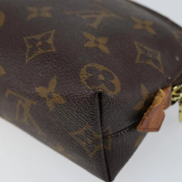 LOUIS VUITTON Monogram Pochette Cosmetic PM Cosmetic Pouch M47515 LV Auth 148054 - Picture 5 of 16